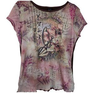 🔥🔥New Directions Floral Top, Size Large🔥🔥